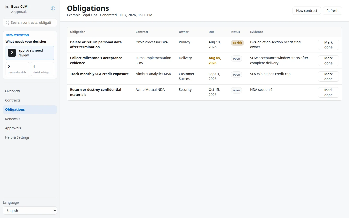 Busa CLM screenshot 4
