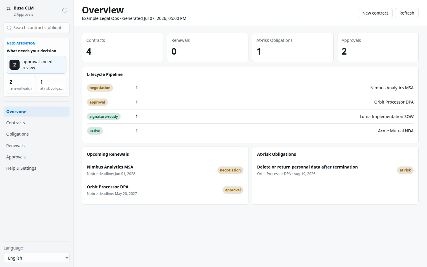 Busa CLM screenshot 5