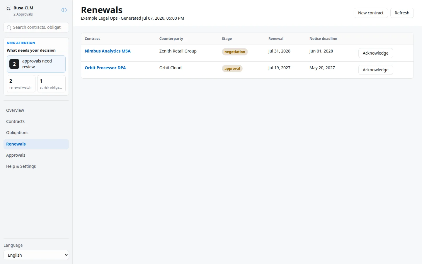 Busa CLM screenshot 6