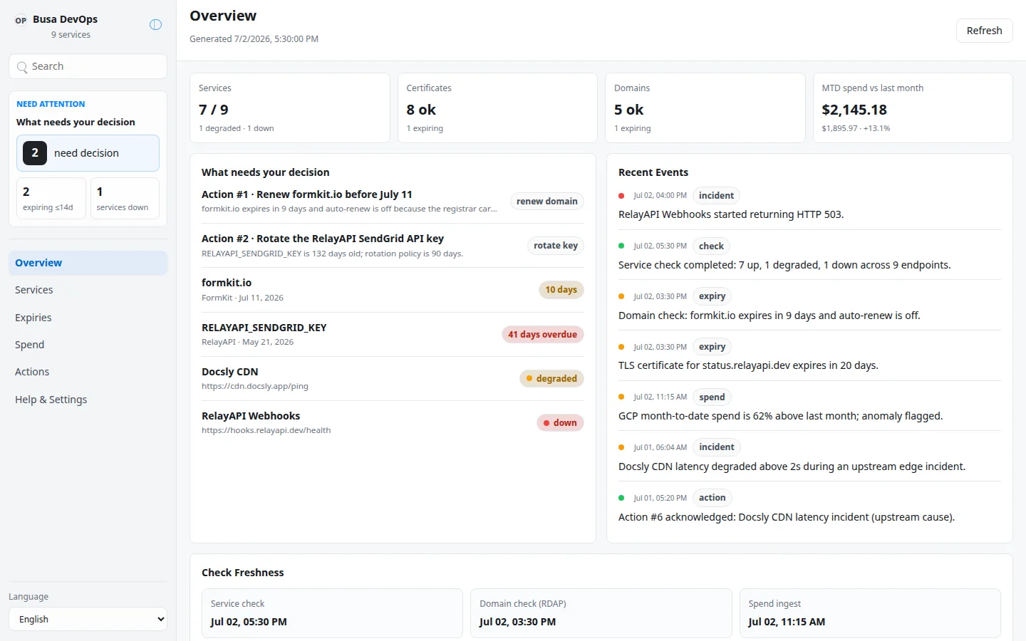 Busa DevOps screenshot 4