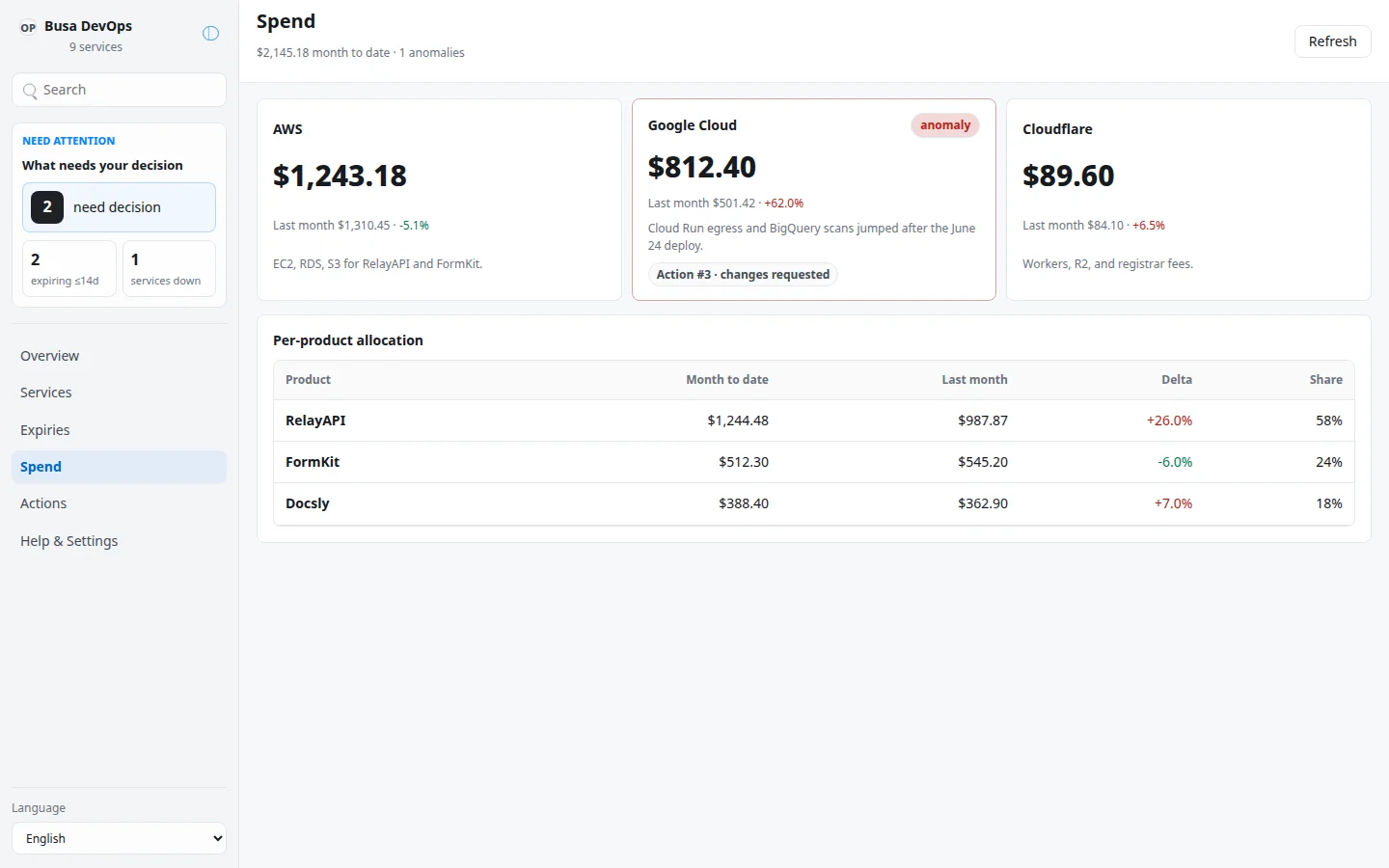 Busa DevOps screenshot 6