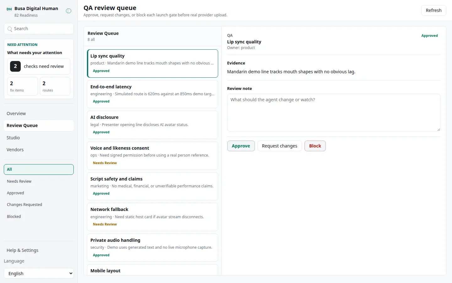 Busa Digital Human screenshot 3