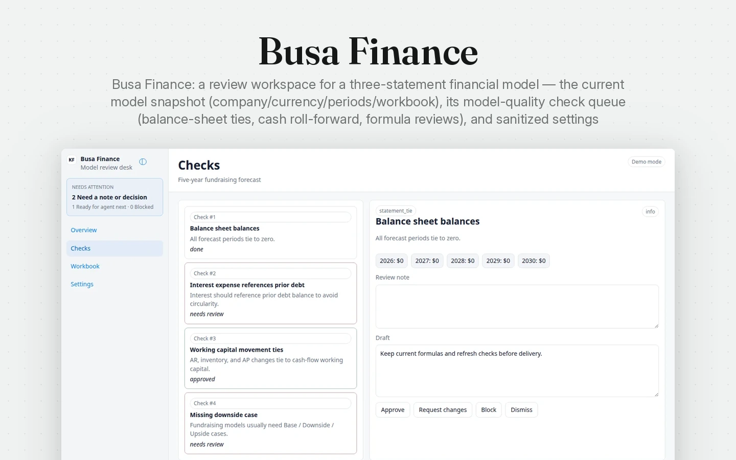 Busa Finance screenshot 1