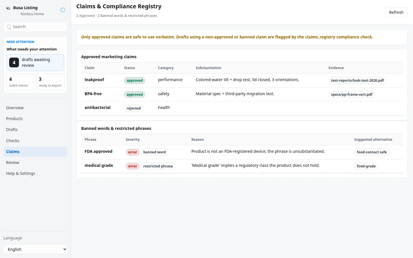 Busa Listing screenshot 3