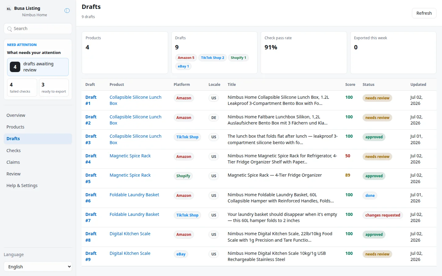 Busa Listing screenshot 4
