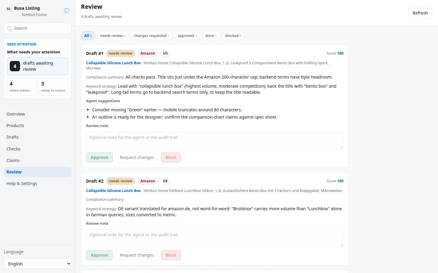 Busa Listing screenshot 5