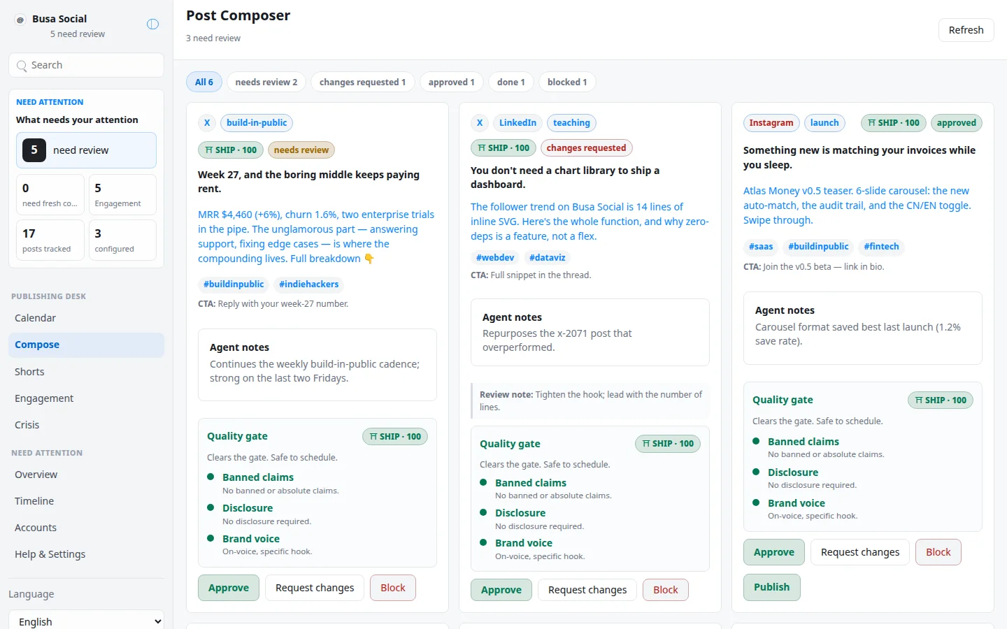 Busa Social screenshot 4