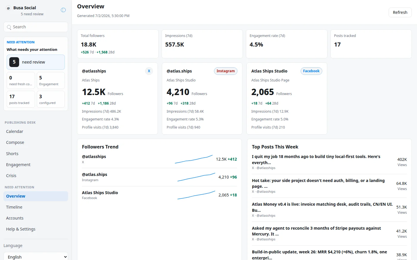 Busa Social screenshot 8