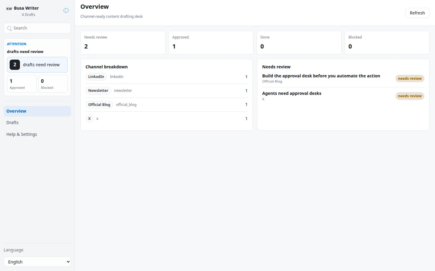 Busa Writer screenshot 4