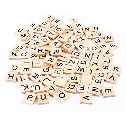 an image of a pile of letter tiles