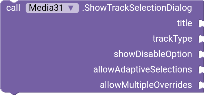 ShowTrackSelectionDialog