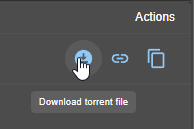 Download torrent icon