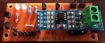 Assembled PCB