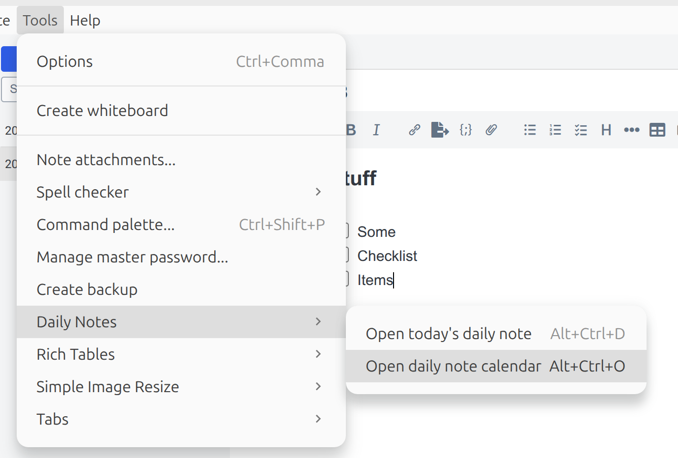 Daily Notes screenshot 2