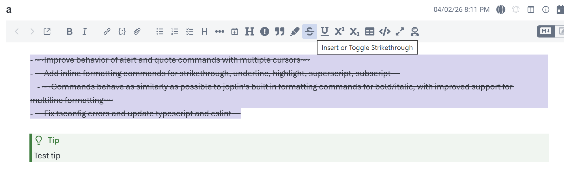 markdown alerts example 3
