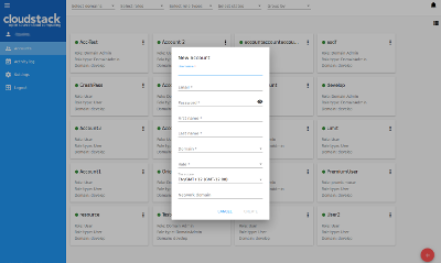 Activity Log screen