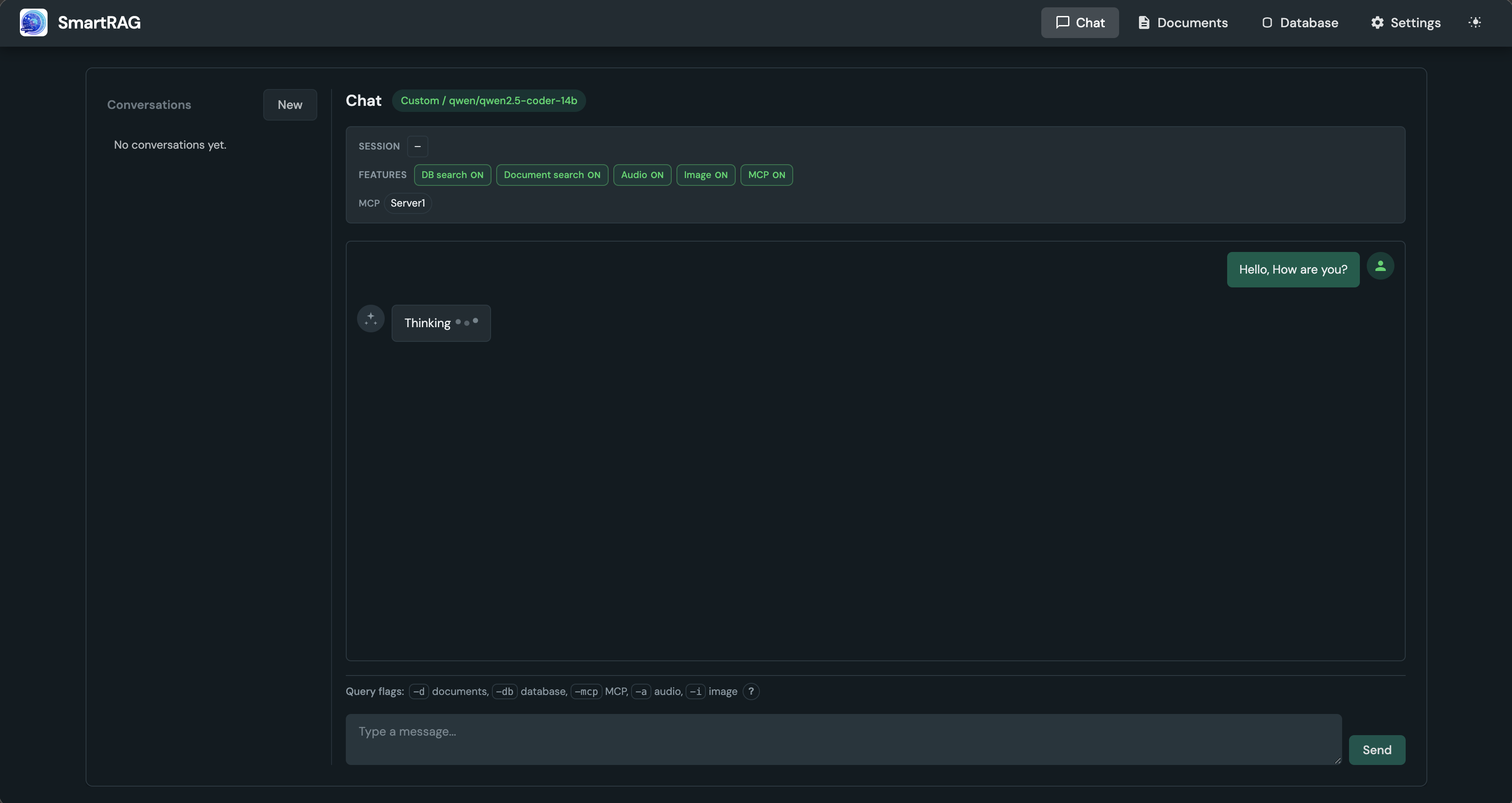 SmartRAG Chat - Database-Aware Answer