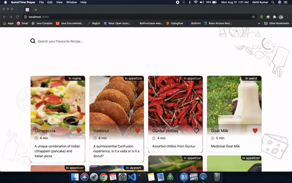 Recipe App screenshot