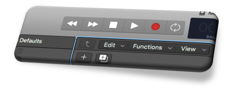 Logic pro transport controller
