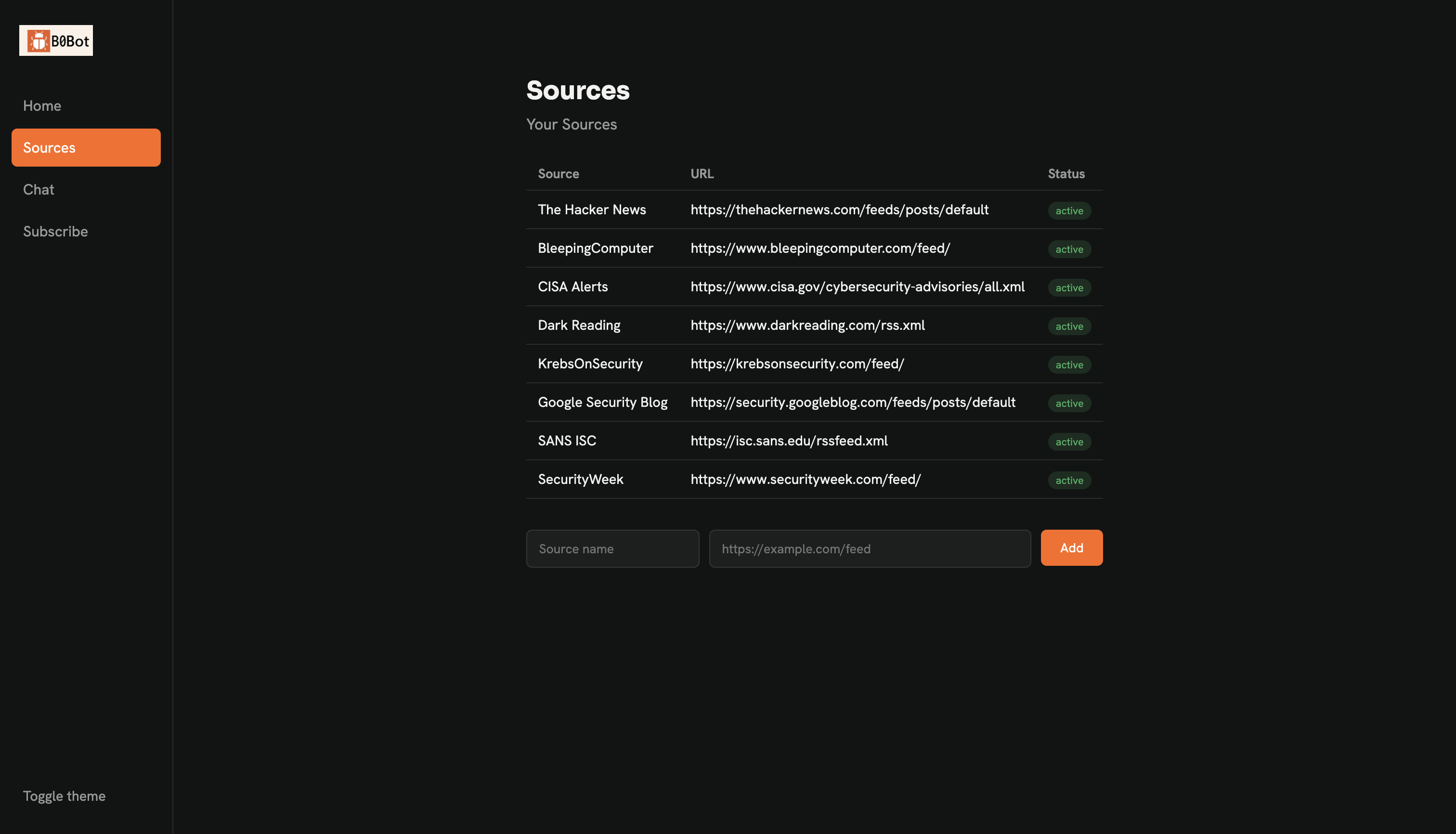 Sources