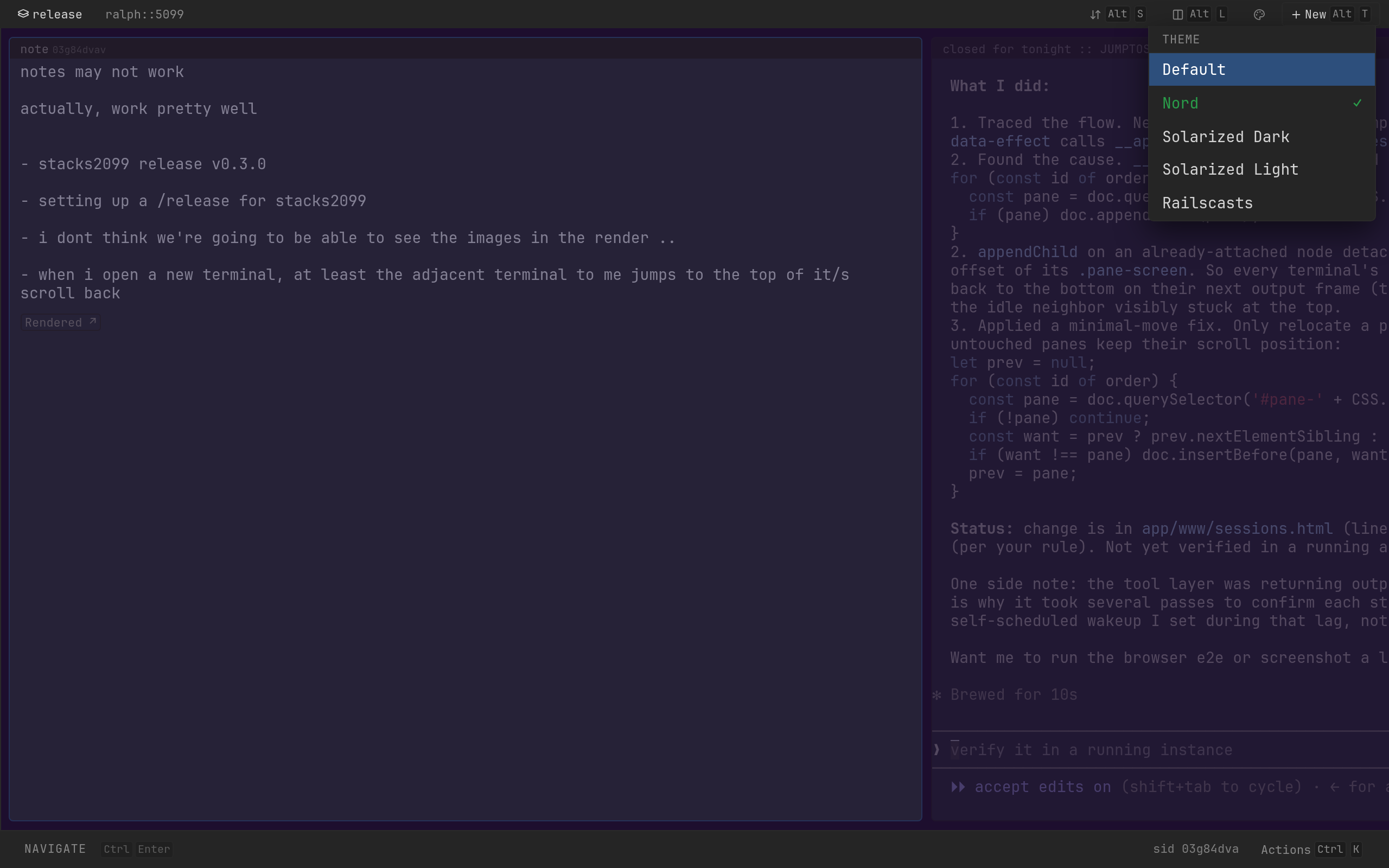 Theme picker