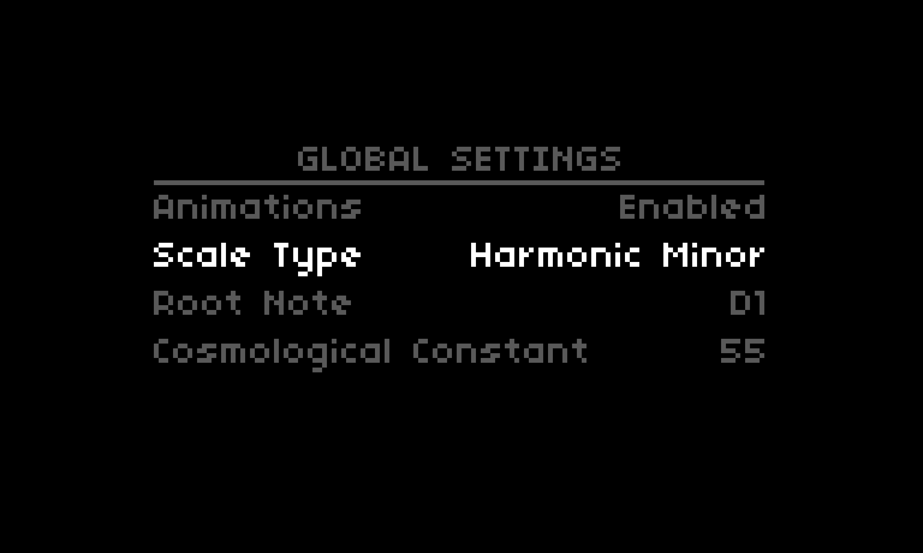 global parameters