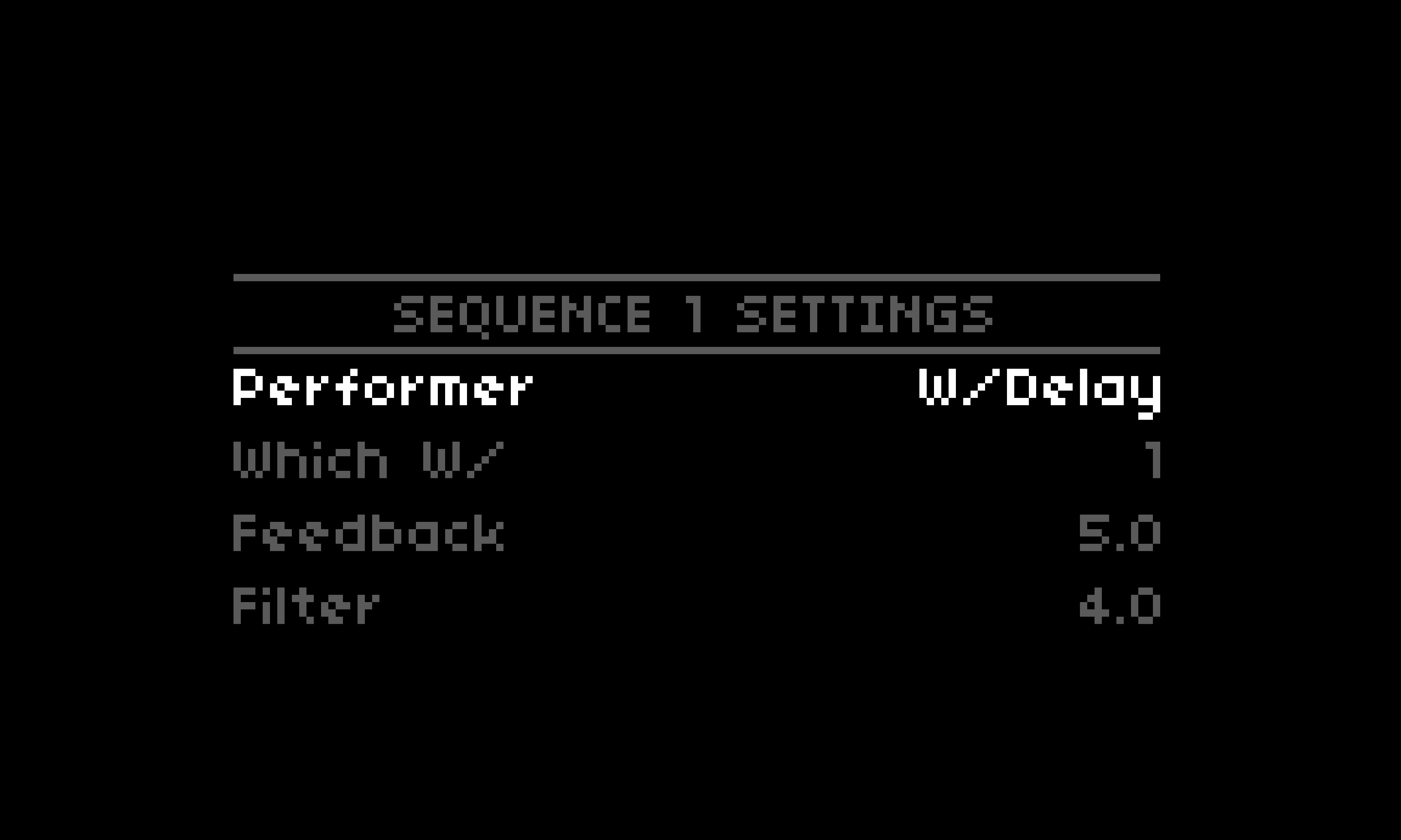 performer params