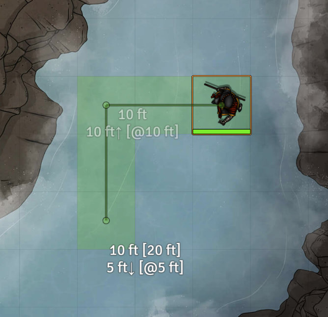 Screenshot DnD 5e 5-5-5 Measurement