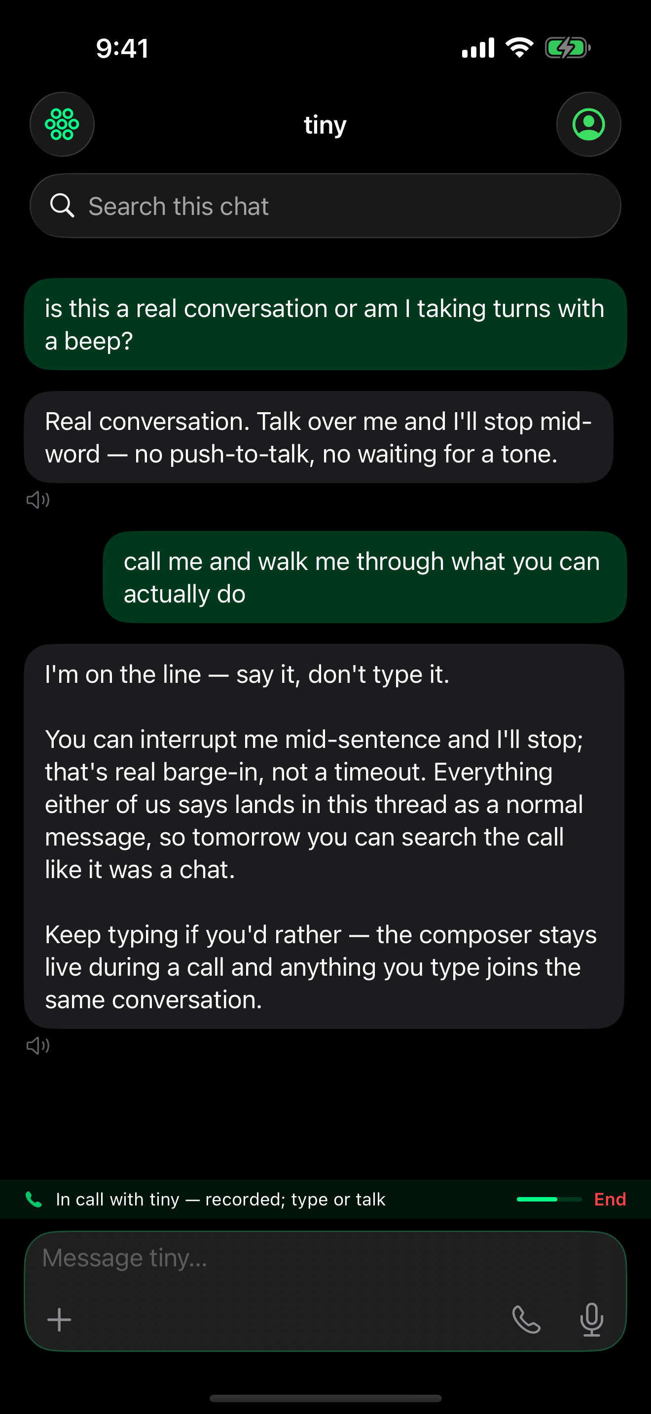 Voice call