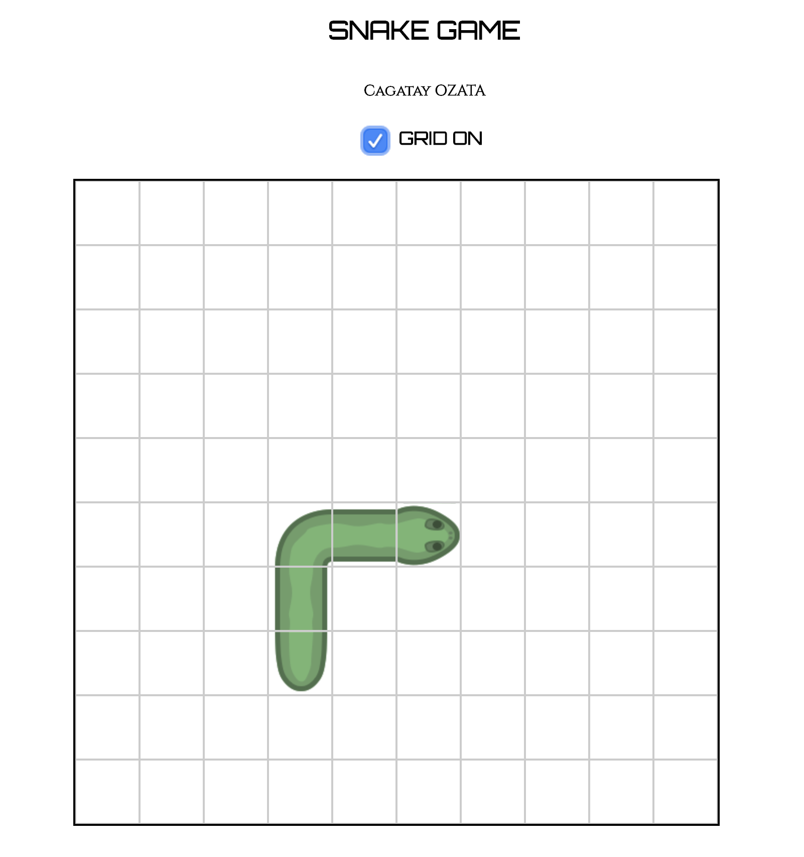 Basic Snake HTML and JavaScript Game · GitHub
