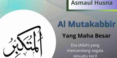 Makna Al Mutakabbir Yang Maha Besar (Yang Memandang Segalanya Kecil) - Gambar sampul postingan