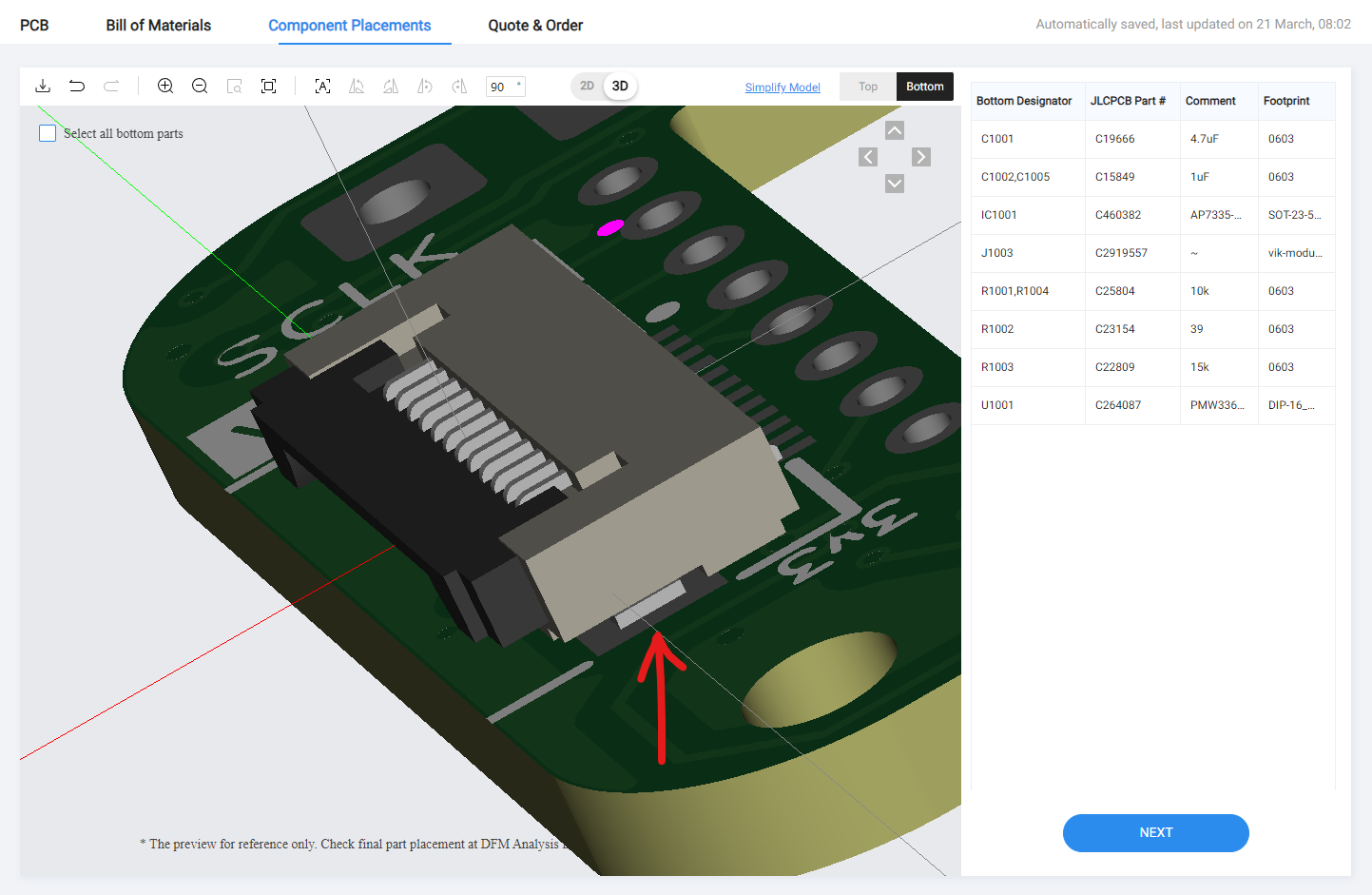 fpc 12 pin 0.5mm clamshell alternative validation