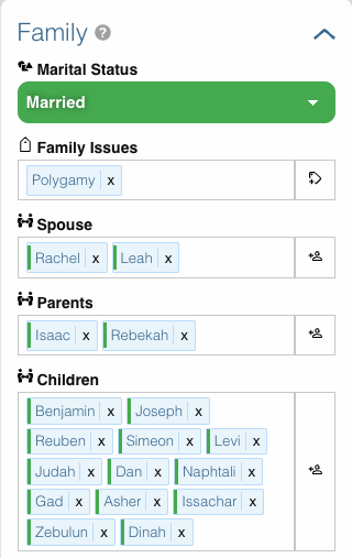 Contacts Family Tile
