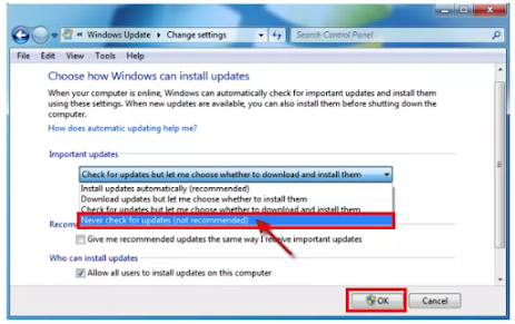 Disable Windows Auto Update