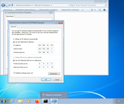 Configure IP address