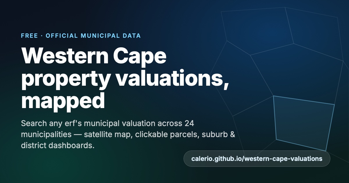 western cape valuations