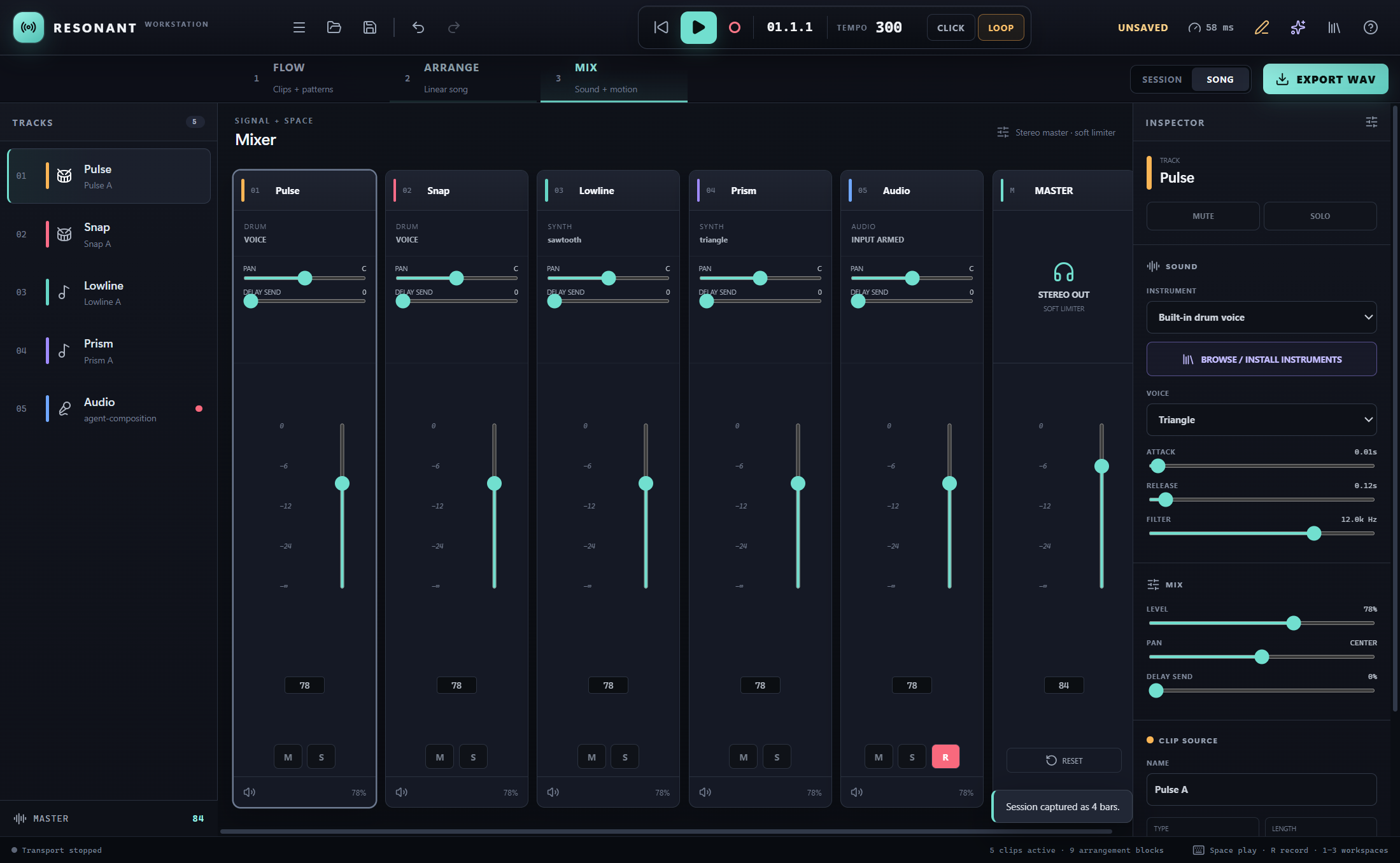 Resonant mixer