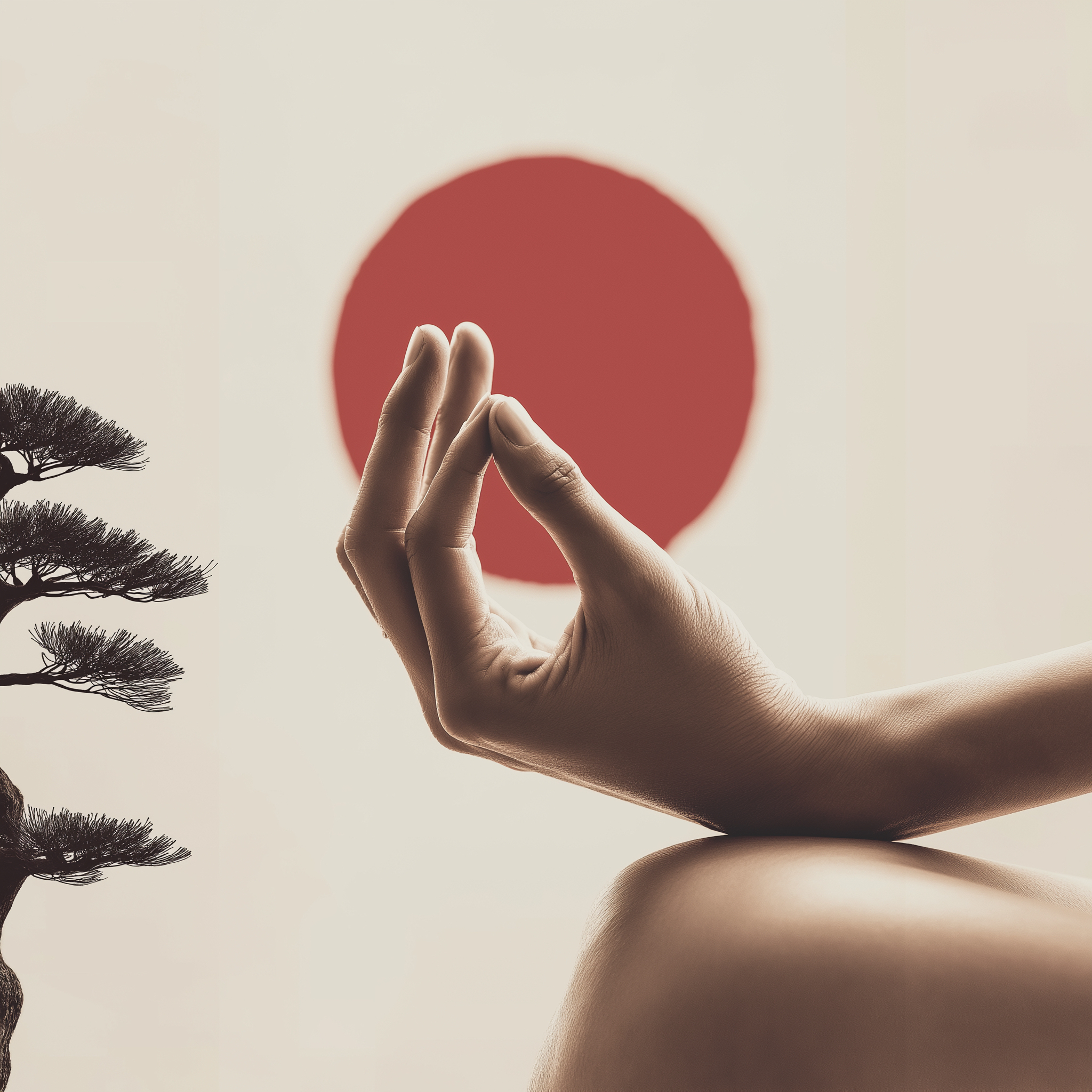 Meditation als Symbol für innere Haltung