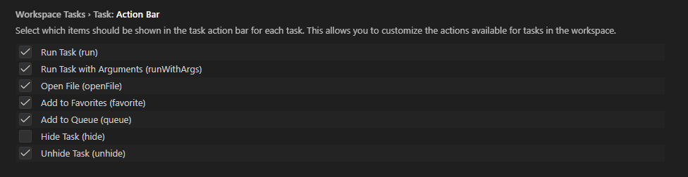 Screenshot - Task Action Bar