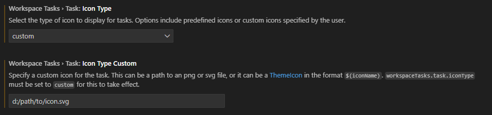 Screenshot - Custom Icon Path
