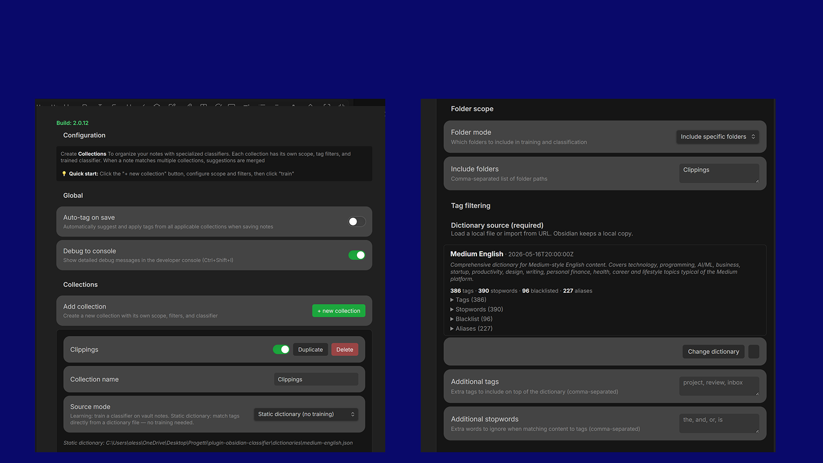 Auto Tagger overview