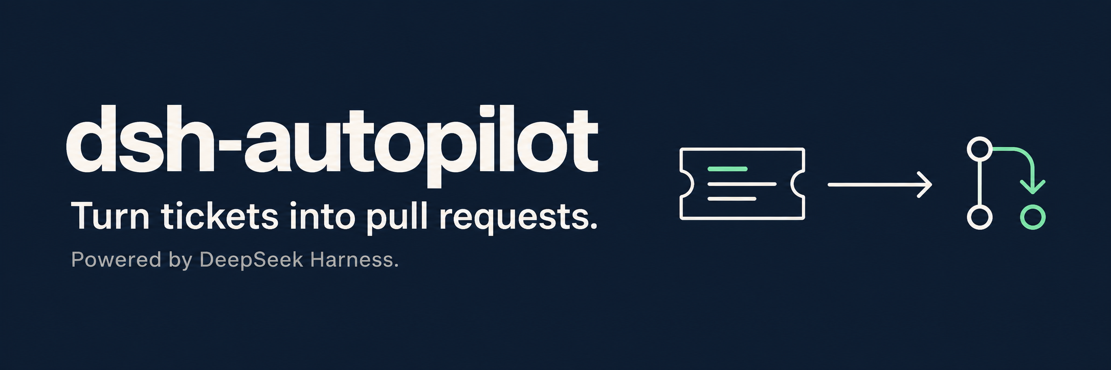 dsh-autopilot — Turn tickets into pull requests. Powered by DeepSeek Harness.