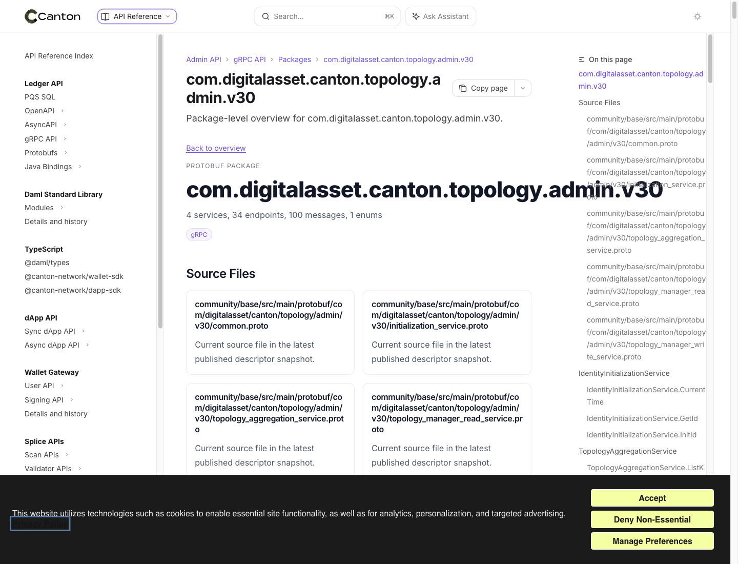 Screenshot of /reference/admin-api/protobuf/packages/com-digitalasset-canton-topology-admin-v30