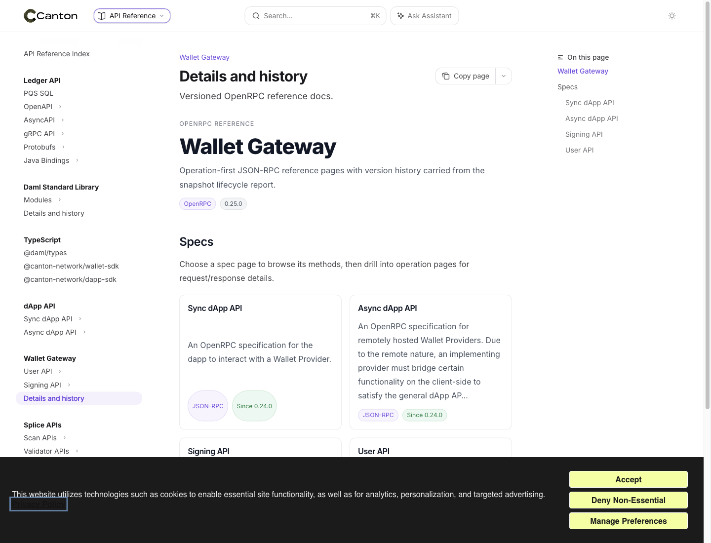 Screenshot of /reference/wallet-gateway-json-rpc/operations/details