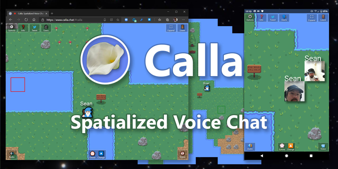 Screenshot of Calla