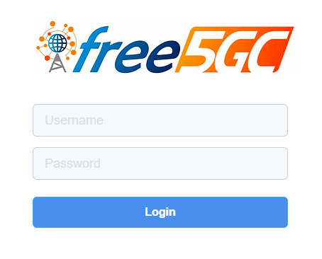 Free5GC Web-UI