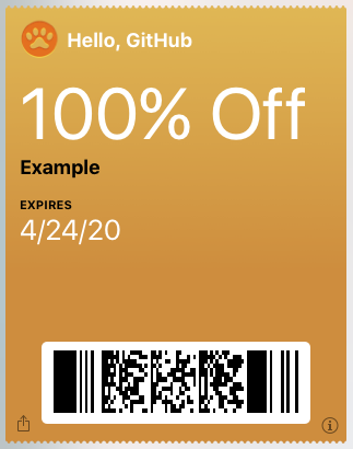 example coupon