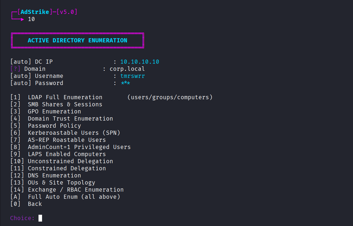 AD enumeration