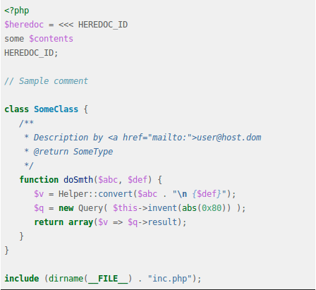 monokai example