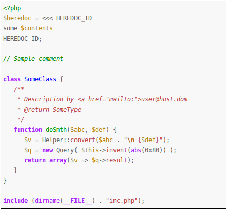 monokai example